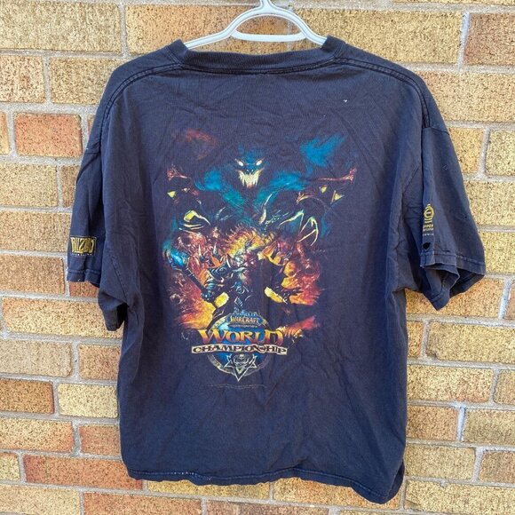 RARE World of Warcraft Championships Competitor T Shirt XL Black Blizzard - Picture 2 of 13